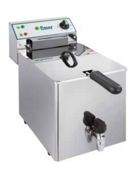 Friggitrice elettrica - Capacità lt 10 - cm 26.5 x 51.9/62.3 x 35.9 h
