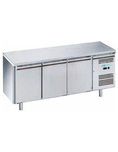 Refrigerated table -  N. 3 doors - cm 179.5 x 70 x 85 h