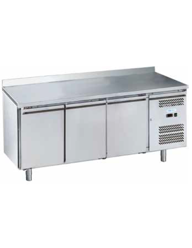 Refrigerated table - Alzatina - N. 3 doors - cm 179.5 x 70 x 85/95 h