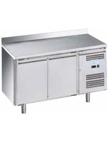 Refrigerated table - Alzatina - N. 2 doors - cm 136 x 70 x 85/95 h
