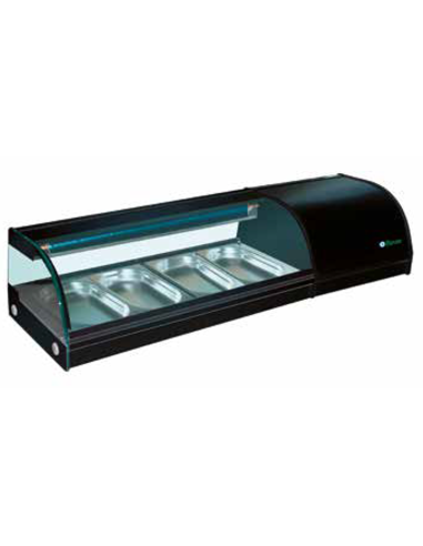Refrigerated display case - N. 4 x GN 1/3 - cm 120 x 41.5 x 30 h