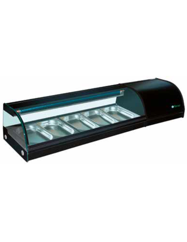 Refrigerated display case - N. 5 x GN 1/3 - cm 150 x 41.5 x 30 h