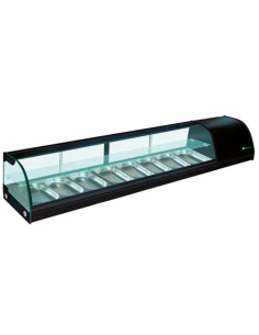 Vitrina de tapas completa con 8 cuencos - Temperatura +4...