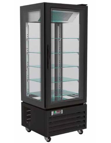 Vetrina refrigerata - Capacità 280 lt - cm 65 x 65 x 150 h