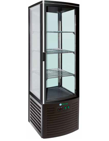Refrigerator cabinet - N. 4 exhibition sides - Capacity lt 235 - cm 51.5 x 48.5 x 169.5 h
