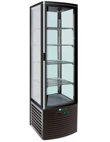 Armadio frigorifero - N.4 lati vetro - Capacità  lt 280 - cm 51.5 x 48.5 x 203.5 h
