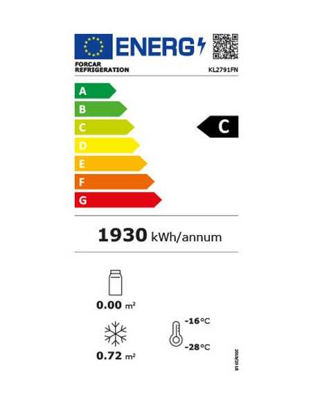 Vetrina vino - Temperatura -18 -22°C - cm 64 x 61 x 186 h