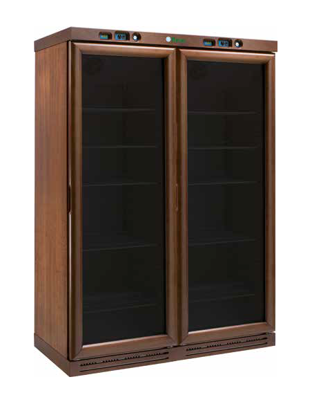 Vetrina vino - Temperatura +2+8°C / -18 -22°C  - cm 128 x 61 x 186 h