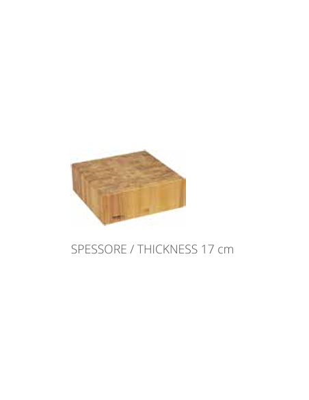 Wooden block with thickness 17 cm - Various sizes Wooden block with thickness 17 cm - Various sizes
