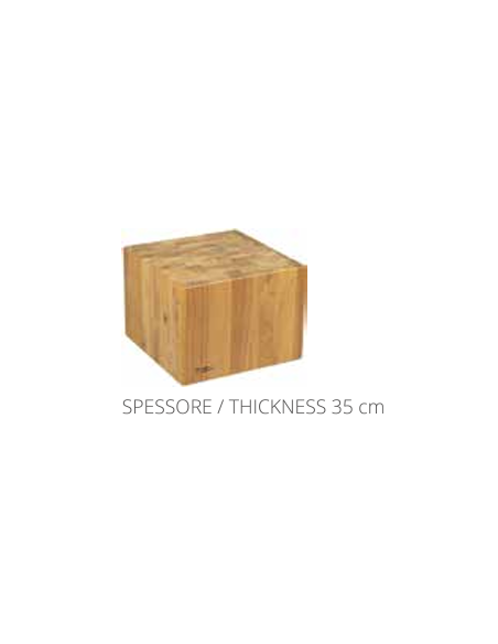 Bloque de madera de 35 cm de espesor - Varias dimensiones Bloque de madera de 35 cm de espesor - Varias dimensiones