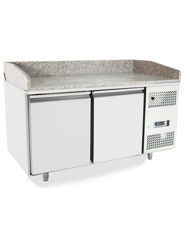 Refrigerated table -  N.2 doors - Temperature -2 +8°C - cm 151 x 80 x 84 h