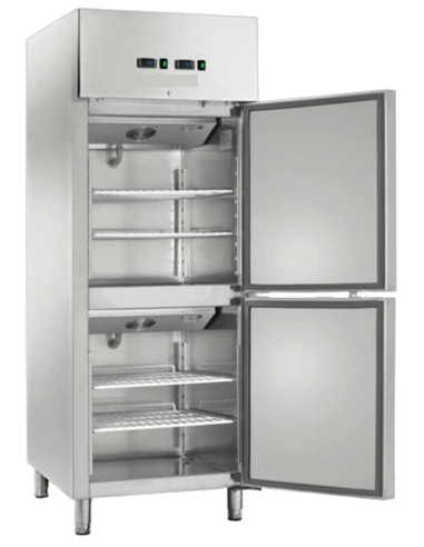 Combined cabinet - Capacity 225+225 lt - cm 68 x 86 x 197 h