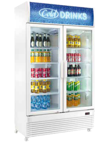 Refrigerator cabinet - Capacity 850 lt - cm 122 x 74.5 x 199 h