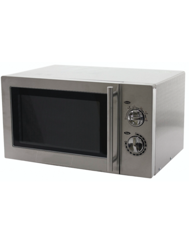 Microwave - Grill - Capacity liters 25 - Rotating plate - cm 48.3 x 39.8 x 28.1 h