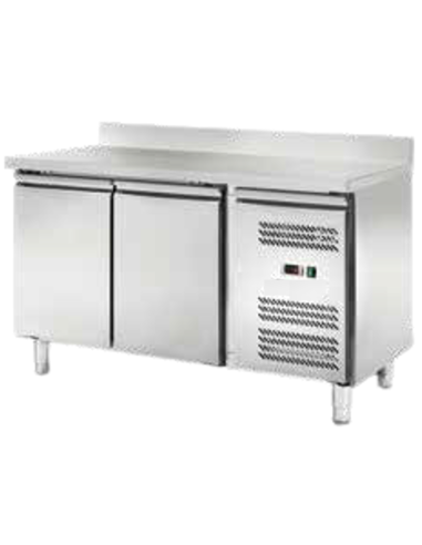 Refrigerated table - N.2 doors - Alzatina - cm 136 x 60 x 95 h