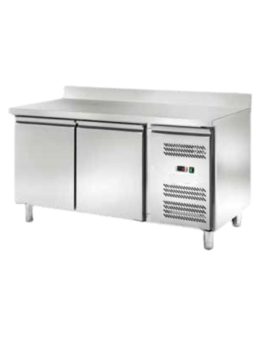 Refrigerated table - N.2 doors - Alzatina - cm 151 x 80 x 95 h