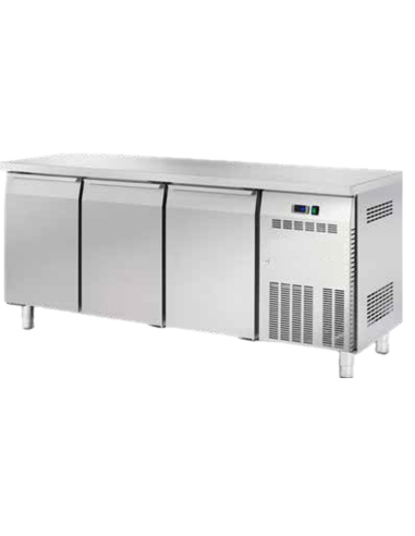 Refrigerated table - N.3 doors - cm 180 x 70 x 85 h