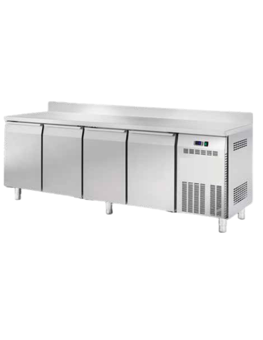 Refrigerated table - Alzatina - N.4 doors - cm 225 x 70 x 95 h