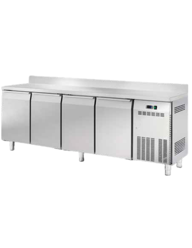 Refrigerated table - N.4 doors - Alzatina - cm 225 x 60 x 95 h