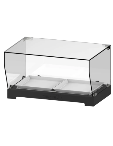 Refrigerated display case - N.2 eutectic plates - cm 68 x 46 x 39.5 h