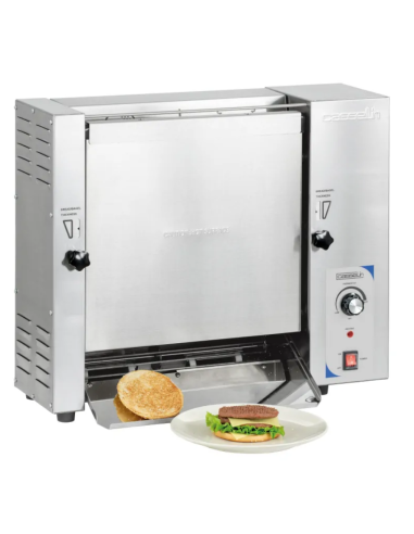 Vertical toast - N. 1200 toast/h - N. 600 burgers/h - cm 65 x 32 x 57 h