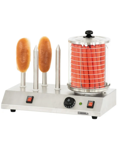 Hot dog machine - Cylinder Ø 20 - N. 4 punches - cm 50 x 28.5 x 39 h