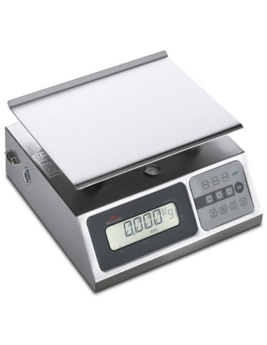 Bilancia - Portata max kg 10 - Indicazione 2 gr. - cm 24.8x25.3x13.2h