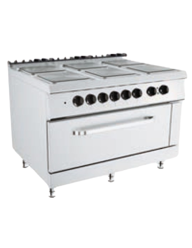 Electric kitchen - Electric oven - N.6 fires - cm 120 x 73 x 90 h