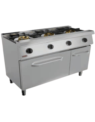 Gas cooker - Gas oven - N.3 fires - cm 120 x 57.5 x 90 h