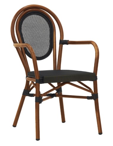Chair - Painted aluminium - Textile fabric - cm 40 x 42 x 88 h
