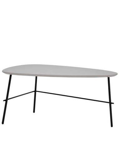 Table - Painted metal - Painted MDF top - cm 130 x 57 x 40,5 h