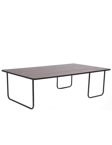 Tavolino - Metallo verniciato - Piano in MDF - cm 140 x 80 x 40 h