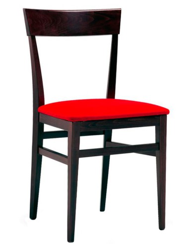 Chair - Beech wood - Padded seat - cm 43 x 50 x 84 h