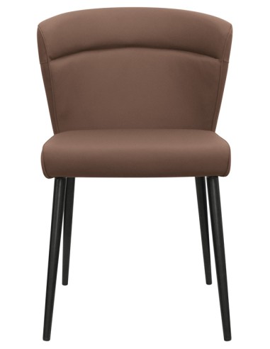 Poltrona - Metallo verniciato - Seduta e schienale imbottiti -cm 44 x 44 x 81 h