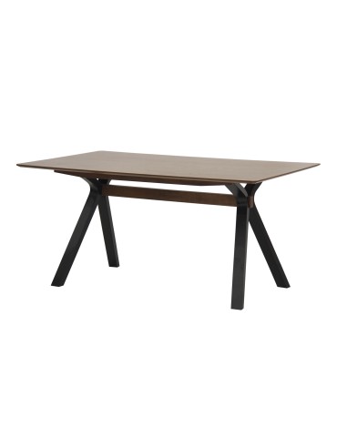 Table - Solid wood - MDF veneered top - cm 160 x 90 x 75 h