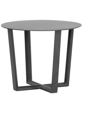 Table - Painted aluminium - Dimensions cm Ø 55 x 45 h