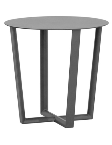 Table - Painted aluminium - Dimensions cm Ø 55 x 53 h