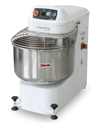 Spiral mixer - Capacity kg 30 / lt 40 - cm 45.5 x 82.5 x 87.4 h