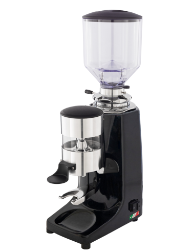 Automatic coffee grinder - Flat mills Ø 75 mm - Plastic dispenser - cm 20 x 32 x 64 h