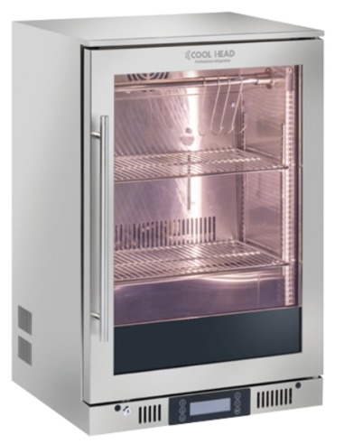 Espositore refrigerato - Per carne - Temp. +2°/+10°C - Capacità Lt 138 - cm 60 x 54.5 x 90 h