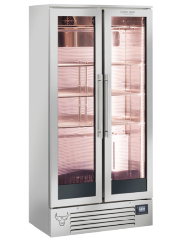 Pantalla refrigerada - Para la carne - Temperatura +2°/+10°C - Capacidad Lt 458 - cm 90 x 56 x 182 h
