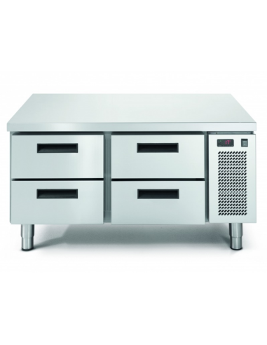Refrigerated table - N.4 drawers - cm 120 x 68.5 x 62.4 h