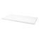 Shelf in white pre-painted sheet metal with supports 88 x 49 cm