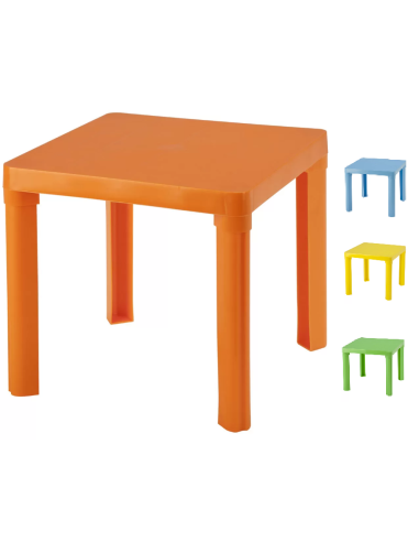 Baby table in polypropylene - Dimensions cm 46 x 46 x 42 h