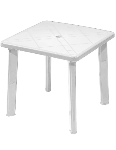 Polypropylene table - Dimensions cm 80 x 80 x 73 h