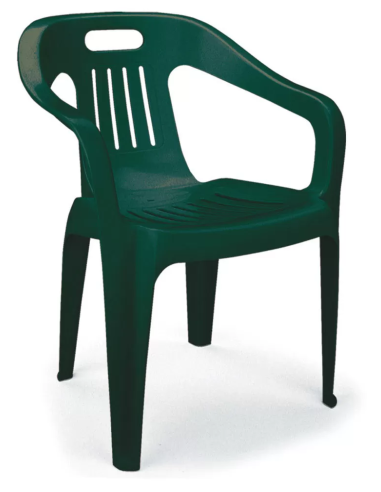 Polypropylene chair - Dimensions cm 59.5 x 58.5 x 76 h
