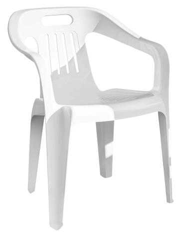 Polypropylene chair - Dimensions cm 59.5 x 58.5 x 76 h