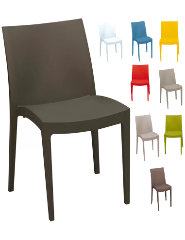 Polypropylene chair - Dimensions cm 49 x 51 x 80 h