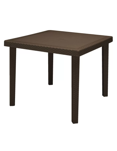 Tavolo in polimerico - Dimensioni cm 90 x 90 x 74.5 h