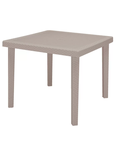 Tavolo in polimerico - Dimensioni cm 90 x 90 x 74.5 h